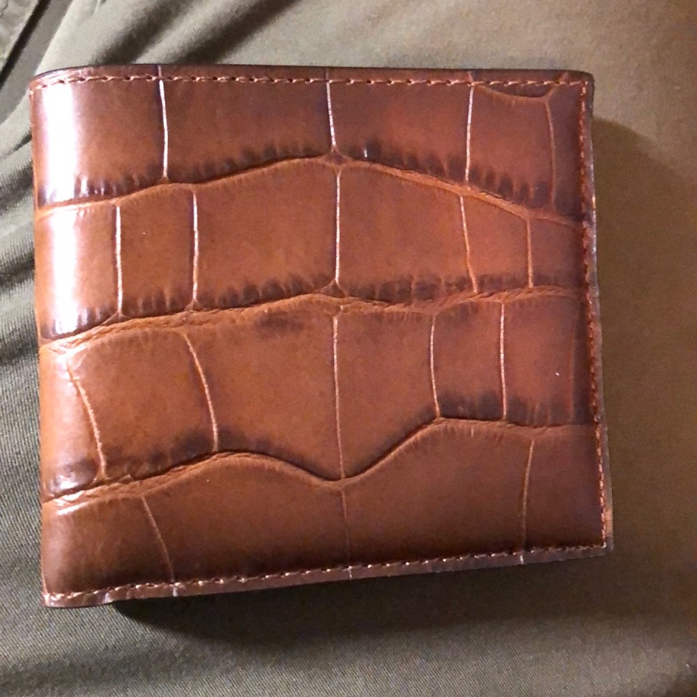 Coach men’s full size wallet brown
